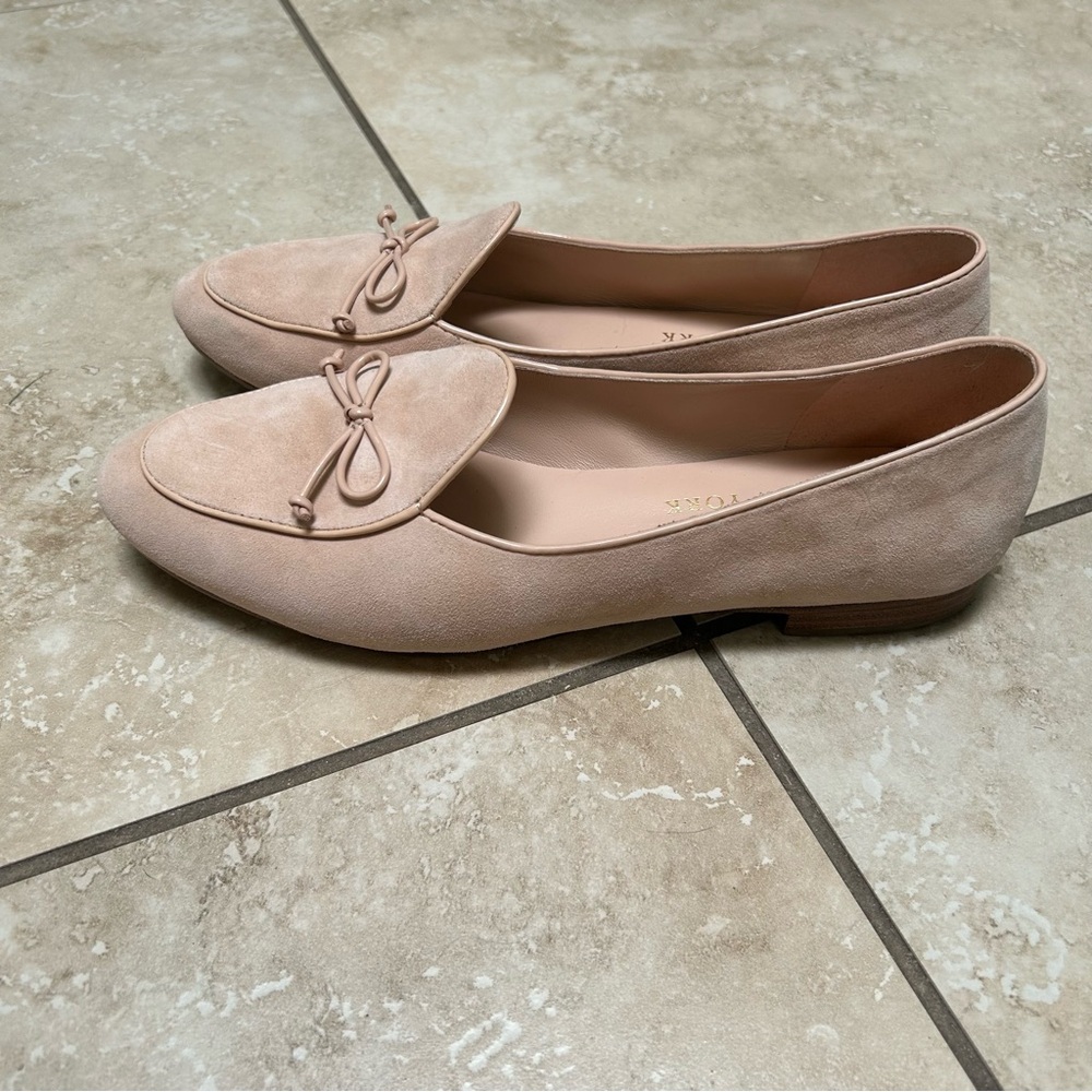kate spade Blush Pink Suede Loafers - Picture 3 of 7